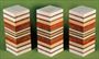 Blank #740 - Segemented Striped Blanks - 3 Each Assorted ~ 1 1/2 x 1 1/2 x 3 3/4 ~ $17.99